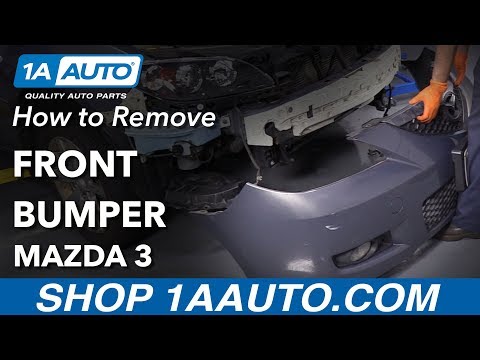 How to Remove Bumper 03-09 Mazda 3