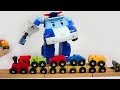 Робокар Поли спасает поезд - мультфильм про игрушечный поезд и игрушечную машинку ...