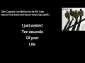 Relient K - Crayons Can Melt On Us For All I Care (Lyric Video)