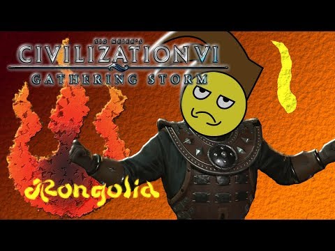 Andy Plays: Sid Meier's Civilization VI Gathering Storm as Mongolia: Episode #1 A Many Neighbors