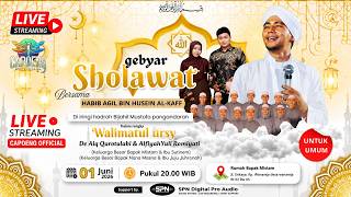 Download lagu 🔴Gebyar Sholawat Bersama Habib Agil Al-Kaff - Walimatul Ursy De Aiq & Alfiyah - Wanareja 1 Juni 2026 mp3