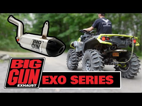 Big Gun EXO Series Exhaust for Can-Am Outlander | Installation and Sound Clips