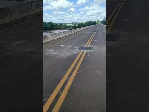 Ponte do Rio Piquiri entre Guaíra e Iporã PR liberada para veículos #viagemdecarro