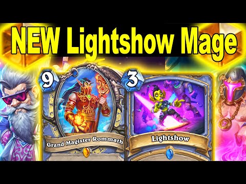 MY NEW Lightshow Spell Mage Is INSANE! How Overpowered Is This at Festival of Legends | Hearthstone