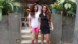 Rhea chakraborty Anusha dandekar snapped at kitchen garden in bandra
