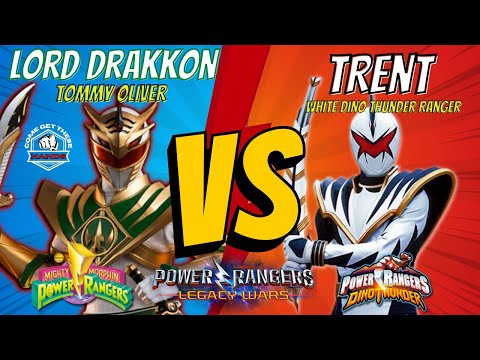 Power Rangers Legacy Wars | Lord Drakkon Tommy Oliver Vs Trent Fernandez Gameplay