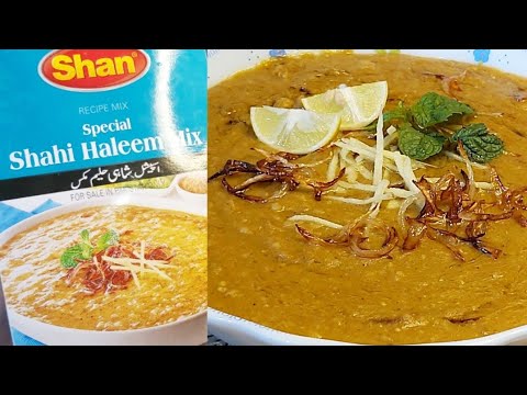 Shan Shahi Haleem Mix - How to make Packet wali Haleem - #Shaneasyhaleem #Daleem