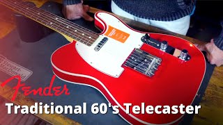 Video thumbnail for 2020 Fender Japan Traditional 60's Telecaster - We are missing out! by Audiomo Music