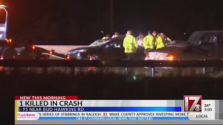 1 dead in I-95 north crash near Dunn in Harnett County, NC officials say
