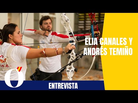 Elia Canales and Andrés Temiño, world archery champions