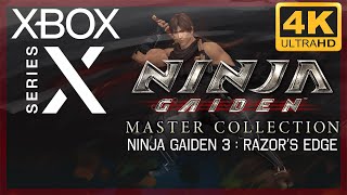 [4K] Ninja Gaiden : Master Collection (Ninja Gaiden 3 : Razor's Edge) / Xbox Series X Gameplay