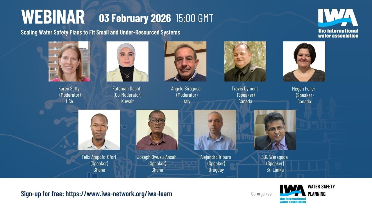 IWA Webinar - Scaling Water Safety Plans to Fit Small and Under-Resourced Systems