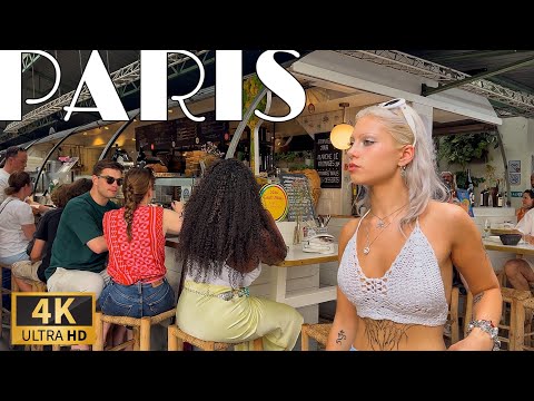 [🇫🇷Paris France 4K 120FPS Walking Tour] Paris Summer Walk  28/JULY/2025