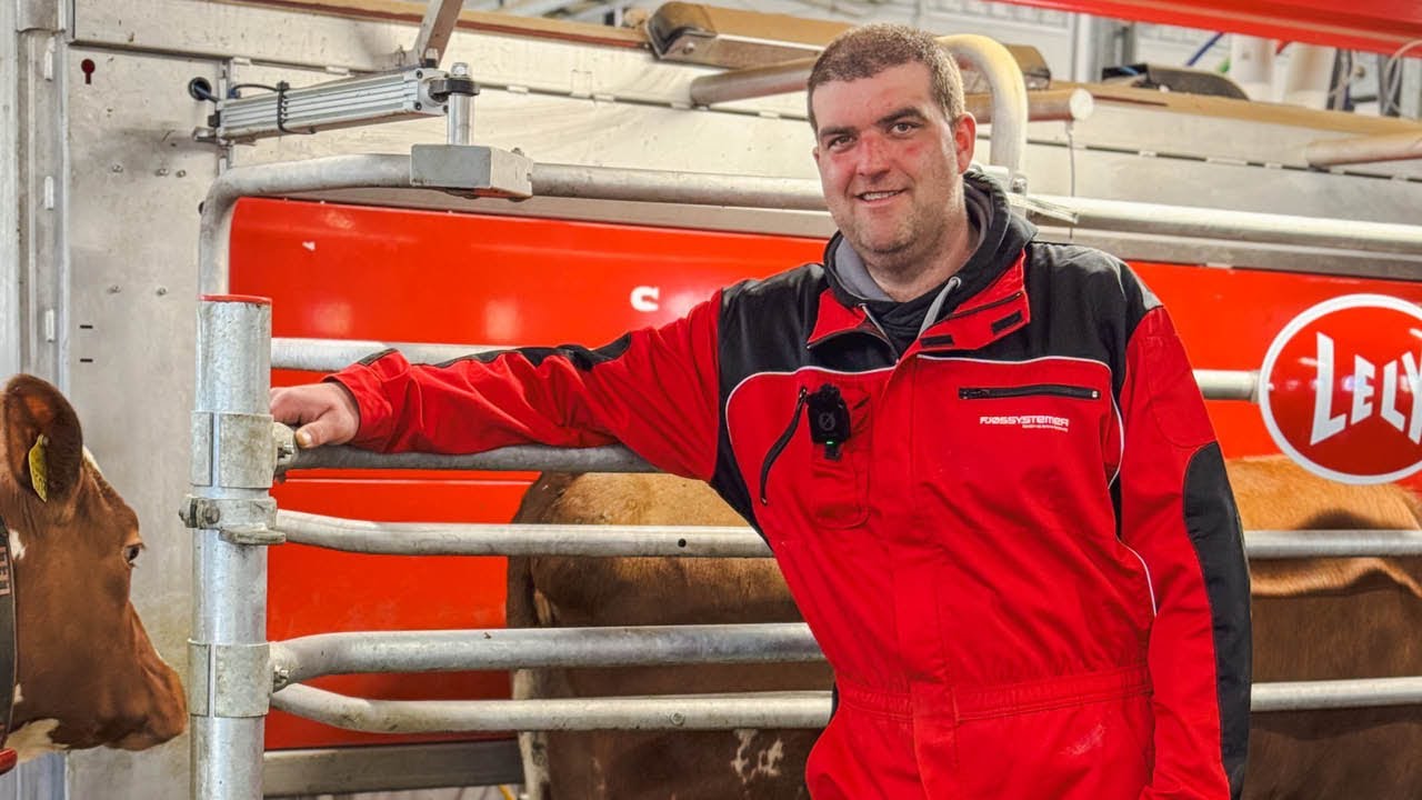 Kenneth Justads nye melkefjøs