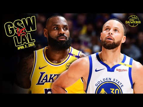 Golden State Warriors vs  Los Angeles Lakers Full Game Highlights | April 3, 2025 | FreeDawkins