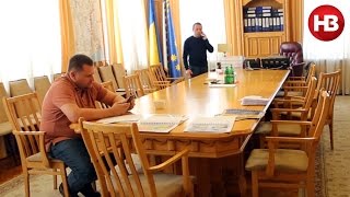 Последний день Филатова в Днепропетровской ОГА