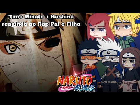 Time 7 Minato + Kushina reagindo ao rap do Minato e Naruto | Gacha Club | Naruto Shippuden