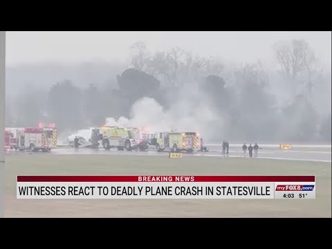 Witnesses react after plane crash kills NASCAR's Greg Biffle, family