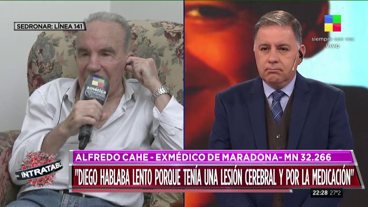 Triste revelación del doctor Cahe: contó cómo Diego Maradona intentó suicidarse en Cuba