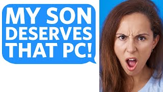 Karen DEMANDS I give her SPOILED CHILD a brand new GAMING PC for CHRISTMAS - Reddit Podcast