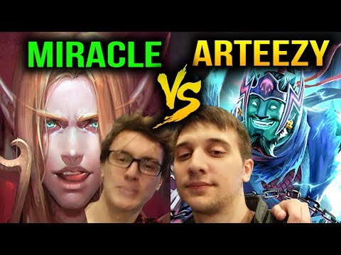 MIRACLE- Invoker VS ARTEEZY Storm - The RAMPAGE BABYRAGE IS HERE Dota 2