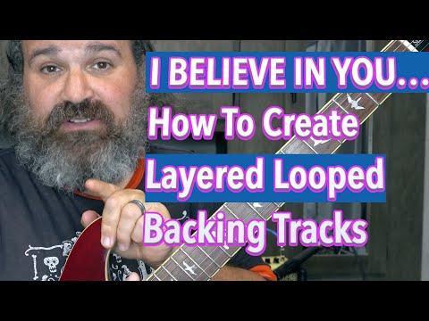 THE MENTAL PROCESS Of Creating Your Own “JAMMABLE” BACKING TRACK. Guitar Lesson