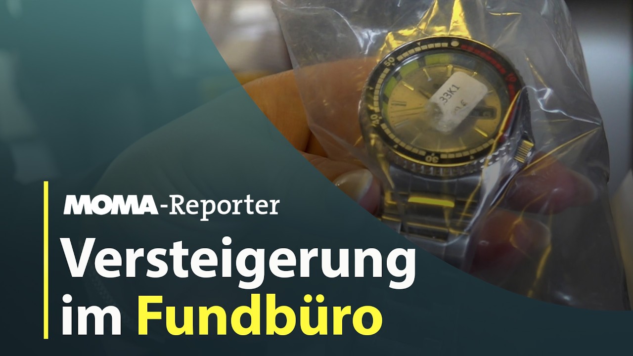MOMA-Reporter: Versteigerung im Fundbüro | ARD Morgenmagazin