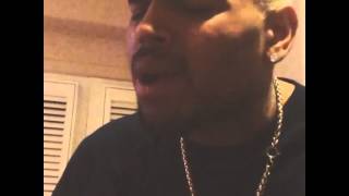 Chris Brown Singing &quot;Hold You Down&quot; A Capella