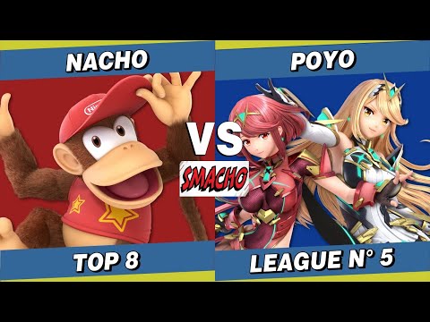 Nacho (Diddy Kong) vs Poyo (Pyra y Mythra) | Torneo Smacho League # 5 | 23-06-24