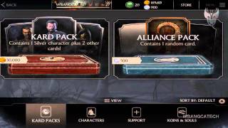 Mortal Kombat X - Gold in Kard Pack! Alliance Pack! Opening!