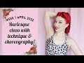Miss Lady Lace - Pinup Glamour Channel Burlesque class with classic moves and choreography