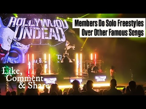 RARE Hollywood Undead Performance - Band Fresstyles (Eminem, Slipknot, Linkin Park, Hanumankind)