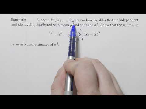 MAE 209 -- Examples of an Unbiased and Biased Estimator -- Winter 2024