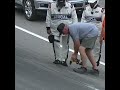 We’ve got a leak in Kansas!  ? | #shorts | NASCAR