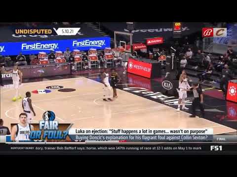 UNDISPUTED | Shannon reacts Luka on ejection: "Stuff happens a lot in game...wasn't on purpose"