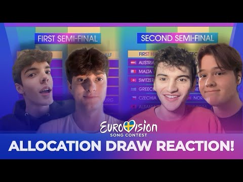 Eurovision 2024 - Allocation Draw - REACTION & Comments (With @ESCRolly @escsamuel @jorisotte)