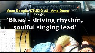 Video thumbnail for MESA BOOGIE Studio 22+: Guitar Amp DEMO by Mark Stuart GUITARIST