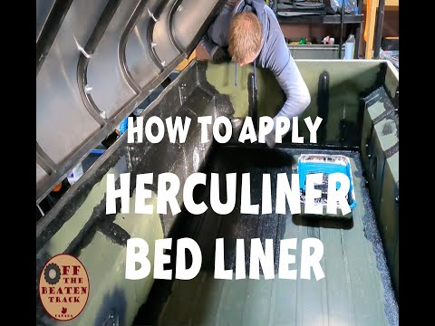 Transforming An M101 Cdn2 Ex Military Trailer With Herculiner Bed Lining - Unravel The Magic