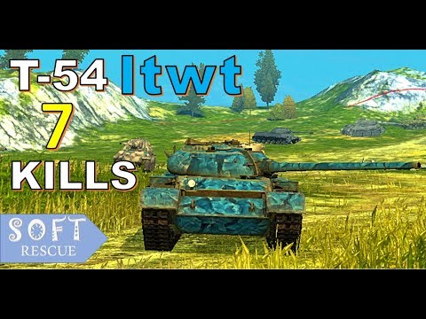 WoT Blitz || 7 KILLS IN A T-54 ltwt