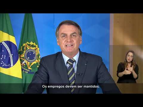 Assista ao pronunciamento de Jair Bolsonaro sobre crise do coronavírus