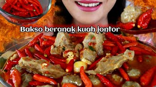 Download lagu ASMR BAKSO BERANAK KUAH JONTOR FULL CABE RAWIT | ASMR MUKBANG INDONESIA mp3