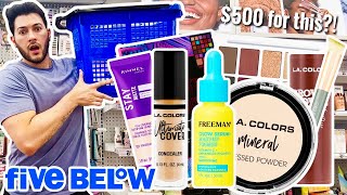 I bought EVERY piece of new makeup from Five Below! I spent $500 on this?!
