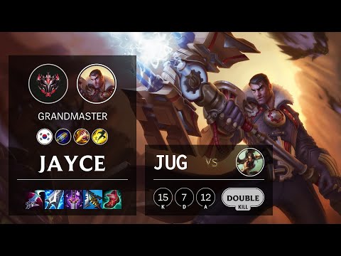 Jayce Jungle vs Nidalee - KR Grandmaster Patch 11.23