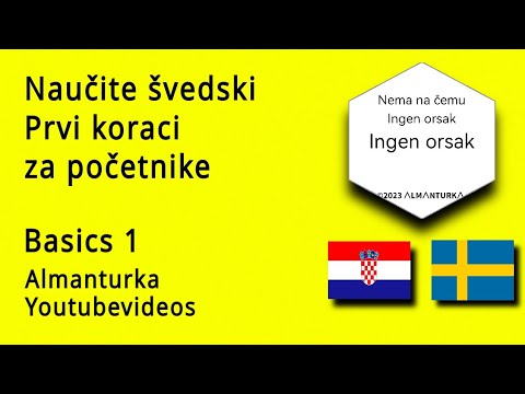 Naučite švedski Prvi koraci za početnike (Švedski za početnike)