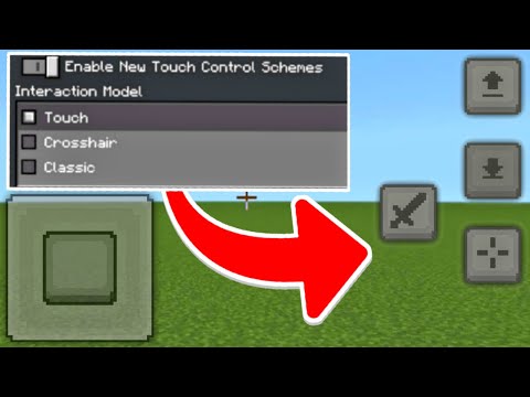 FryBry - How To ENABLE New MCPE Touch Controls! - Minecraft Bedrock Edition