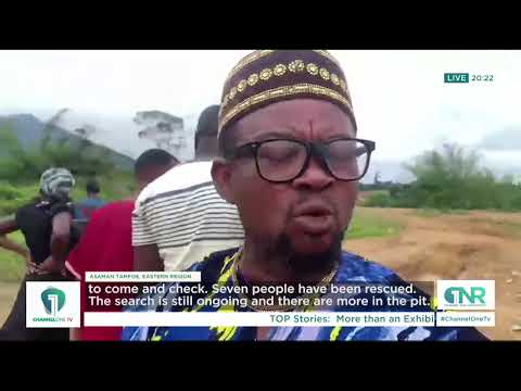 7 Illegal Miners D3ad After Asaman Tamfoe Mining Pit Collapse