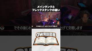 【OW用語図鑑】メインタンクとフレックスタンクの違い【Overwatch】