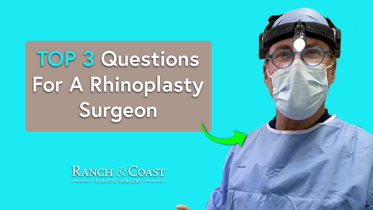 The TOP 3 Questions I get as a Rhinoplasty Surgeon