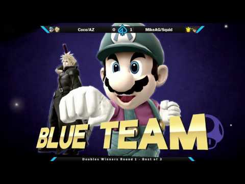 Gambit April Doubles WR1 - Coco/AZ (Blue) vs MikeAG/Squid (Red)