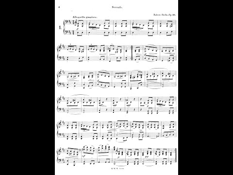 Robert Fuchs - Sehr leichte Stücke, Op.28 [4 hands]